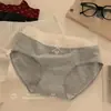 Ropa interior clásica de estilo británico con retazos a cuadros, 100% algodón para mujer, antibacteriana, de cintura media, ropa interior antibacteriana 10A para mujer, que se ajusta a la cadera, 100% algodón