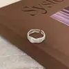 Anillo de diseño de nicho de alta gama estilo coreano y japonés con borde de cuentas cepilladas en plata de ley S925 para mujer, versátil y exquisito