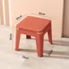 Banqueta Plástica Doméstica de 40cm de Altura, Banqueta Espessada para Mesa de Estudo, Banqueta Antiderrapante para Banheiro, Banqueta de 38cm de Altura