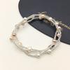 AliExpress Amazon feria comercial recuerdo de viaje pulsera de perlas de agua dulce con hebilla magnética multicolor