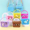 Bolsa de Agujero de Silicona Transfronteriza Bolso de Mano para Salir DIY Adorno Niños Almacenamiento Padres e Hijos Billetera para Monedas Bolso Cruzado al Hombro