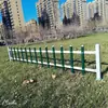 Barandilla para Césped Plástico PVC Acero Valla de Jardín Valla de Zona Verde Comunitaria Valla de Aislamiento para Patio Exterior Valla para Huerto