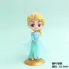 Rojo Neto Elsa Congelada Muñeco de Nieve Princesa Copo de Nieve Castillo Pastel de Cumpleaños Mesa de Postres Decoración para Hornear Adornos