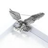 Broche para hombre Moda europea y americana Broche hebilla para camisa personalidad retro dominante Insignia de águila accesorios para traje regalo