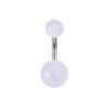 Acero Inoxidable Perforación Corporal Bola Acrílica Luminosa Uña para Ombligo Venta Directa de Fábrica Suministro al por Mayor Anillo para Ombligo