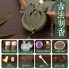 Molde de hierro Molde para varillas de incienso Hecho a mano DIY Método antiguo para hacer incienso Juego de herramientas de un solo y doble cara Molde para prensar polvo de incienso Colgante