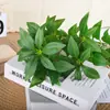 Planta Verde Artificial Campana Colgante Hoja Madera de Caballo Flor Falsa Sala de Estar de Pie Arreglo Floral Rama Verde Hojas Flores Arreglo Floral Pantalla Paisaje Ramas Falsas