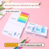 Combinação bloco de notas notas adesivas promocionais de exposição de negócios presentes hard shell bloco de notas logotipo personalizado personalizado papelão branco personalizado