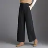 Pantalones anchos de moda versátiles para mujer, pantalones cropped, nuevo estilo otoño 2026, de cintura alta, adelgazantes, rejuvenecedores, pantalones casuales de pierna recta, modernos