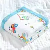 Toalla de Baño para Bebé, Manta de Gasa de Seis Capas de Algodón Puro para Niños, Poncho de Baño para Bebé Recién Nacido, Manta Toalla