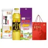 Set de Regalo de Aceite de Arroz Pez Dragón Dorado, Souvenir de Fideos de Arroz, Regalo Promocional Combinado de Aceite de Arroz, Bolsa de Regalo de Boda al por Mayor