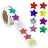 500 hojas/rollo pegatina de estrella láser brillante pegatina de estrella de cinco puntas impermeable DIY funda para teléfono móvil taza de té con leche pegatina decorativa