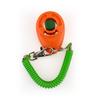 Anel oval para treinamento de cães e animais de estimação, anel para treinamento de cães e animais de estimação, pulseira verde com botão
