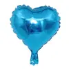 Globo de aluminio con forma de corazón de 10 pulgadas para decoración de bodas, San Valentín, Tanabata