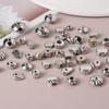 10 peças Prata Antiga Vintage estrela de cinco pontas amor pequeno espaçador beads DIY Joias Feitas à Mão brincos colar acessórios material