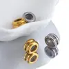 10 Peças de Contas Espaçadoras Redondas de Aço Inoxidável 303, Tubo de Posicionamento para Contas Espaçadoras de Pulseiras Feitas à Mão, Acessórios para Joias DIY