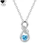 Collar de Plata de Ley 925 con Baño de Oro, Moda de Lujo Ligero, Geométrico con Incrustaciones de Diamantes para Mujer, Diseño de Nicho con un Toque de Alta Gama, Cadena para Clavícula con Piedra de Nacimiento de Doce Meses