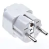 Enchufe de Conversión Estándar Alemán Empotrado de Cobre Puro Wd-9 de Pata Alta Socket de Conversión de Viaje Alemán Francés Coreano Ruso