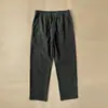 Calças de Verão Masculinas Finas de Algodão e Linho, Modelagem Solta, Caimento Fluido, Perna Reta Larga, Seda Gelada de Linho, Marca da Moda, Tamanho Grande