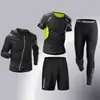 Ropa deportiva para hombre, mallas de secado rápido, alta elasticidad, para correr, entrenar, baloncesto, correr por la mañana, ciclismo, primavera y otoño.