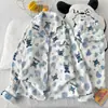 Pijama de Invierno, Franela, Engrosado, Largo, Dulce, Cálido, Lindo Moño, Se Puede Usar Afuera, Ropa para el Hogar