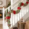 Bestseller internacional: Decorações de Natal de videira de frutas vermelhas, videira artesanal, videira de decoração de Natal da Amazon