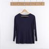 Camiseta para Hombre, Manga Larga de Modal Otoñal, Tallas Grandes, Nueva Ropa Casual Deportiva para Casa de Verano y Otoño, Adecuada para Usar como Prenda Exterior y en Capas, Cálida