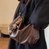 Bolso de Gran Capacidad para Mujer para Otoño e Invierno, Versátil 2026 Nuevo Diseño de Nicho Vintage Bolso de Hombro Cruzado, Bolso de Bollo Plegado