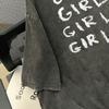 Camiseta de manga corta lavada con estampado antiguo, novedad de verano de 2024, estilo americano, retro, de algodón puro, holgada, con cuello redondo, a la moda.