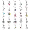 Pandora Globo Giratório Cobre Branco Pulseira Dia das Mães Pingente Charme do Ursinho Pooh Personagens de Desenho Animado