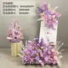 Nuevos Arreglos Florales de Piso para Decoración de Bodas, Arte Floral para Bodas, Arreglos Florales para Escenario en T, Arreglos Florales de Bienvenida para Hoteles