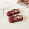 Zapatos de Cuero con Lazada para Niñas Otoño 2026 Estilo Coreano Nuevos Versátiles Suela Blanda Zapatos Individuales Moda para Niñas Zapatos de Princesa