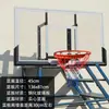 Aro de Baloncesto Montado en la Pared Soporte de Baloncesto para Exteriores Aro de Baloncesto Estándar Tablero para Uso en Interiores Niños Exteriores Hogar Canasta de Tiro Montada en la Pared