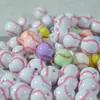 Cuentas de Béisbol de 16 mm de Venta Caliente Transfronteriza, Disponibles en Múltiples Colores, Accesorios de Cuentas Redondas para Pulsera, Llavero, Collar DIY