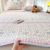 Colchón de algodón suave, almohadilla de cama de algodón multifuncional, colchón de cama lavable, se puede usar como funda de cama, colchón tatami