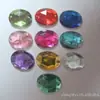 Accesorios para joyería DIY taladro acrílico de mesa imitación taladro de superficie plana tortuga doble agujero ovalado 10*14mm