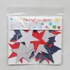4 metros cinco pontas estrela puxar flor Estrela puxar flor cinco pontas estrela dourada bandeira de puxar estrela haste para pendurar decoração de casamento cinco pontas estrela