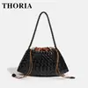2026 Nova Bolsa Feminina Moda Francesa Bolsa de Palha Trançada Artesanal Cesta de Mão Bolsa de Ombro Única Elegante Pequena Bolsa Quadrada