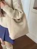 Bolso Bandolera de Gran Capacidad 2025 Otoño Nuevo Felpa Diseño de Doble Cara Mochila para Viajes Diarios Bolso Tote Sencillo