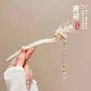 Nuevo pasador de borla estilo chino, fresco y elegante, para mujer; palillo de pelo vintage de alta gama para recogidos; adecuado para cheongsam y Hanfu, con un diseño oscilante