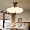 Luz de Techo LED Ultra Brillante Estilo Vintage Crema para Dormitorio Principal, Simple, Flor de Celebridad de Internet, Habitación Infantil, Protección Ocular