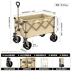 El carrito de camping Pride es un carrito de mano portátil y plegable para organizar y almacenar artículos, adecuado para acampar al aire libre, viajar, mudarse y hacer compras.