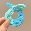 Faixa de Cabelo Estilo Zhao Lusi com Bola para Mulheres 2024 Nova Alta Elasticidade e Durável Rabo de Cavalo Simples Elástico Acessório de Cabeça