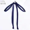 Corbata de lazo jk sin nudos raíz de pluma gigante estilo universitario femenino corbata estudiante uniforme académico foto de graduación flor de cuello uniforme escolar lazo