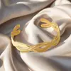 Coleção de Pulseiras Populares de Moda Transfronteiriça Design de Nicho de Alto Padrão em Forma de Cobra Pulseira Ajustável de Abertura em Aço Inoxidável para Mulheres