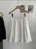 Falda Midi Pomposa de Dobladillo Fruncido Estilo Suave Omalai 2026 Verano Nueva Adelgazante Línea A Foto Real 7175