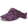 Chapéu de Festa Europeu e Americano Novo Estilo Tie-Dye Vazio Chapéu de Sol para Viagem ao Ar Livre Esportes Golfe Boné de Beisebol sem Fundo