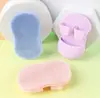 Mini Escova de Limpeza Facial para Dedo Esfoliante Suave Nova Escova Espuma Fina Suave Ferramenta de Limpeza Portátil Limpador Facial