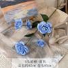 Flor artificial fresca de estilo coreano 5 cabeças Platycodon grandiflorum enfeites florais de mesa flor falsa decoração de casamento adereços de fotos segurando flores