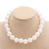 Collar de Perlas de Moda Simple Personalizado Cadena Clavicular Colgante de Perlas Cadena para Suéter Joyería Transfronteriza Temperamento Exquisito y Elegante